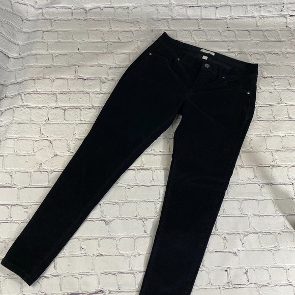 New York & Co Skinny Corduroy Black Pants - Picture 6 of 6